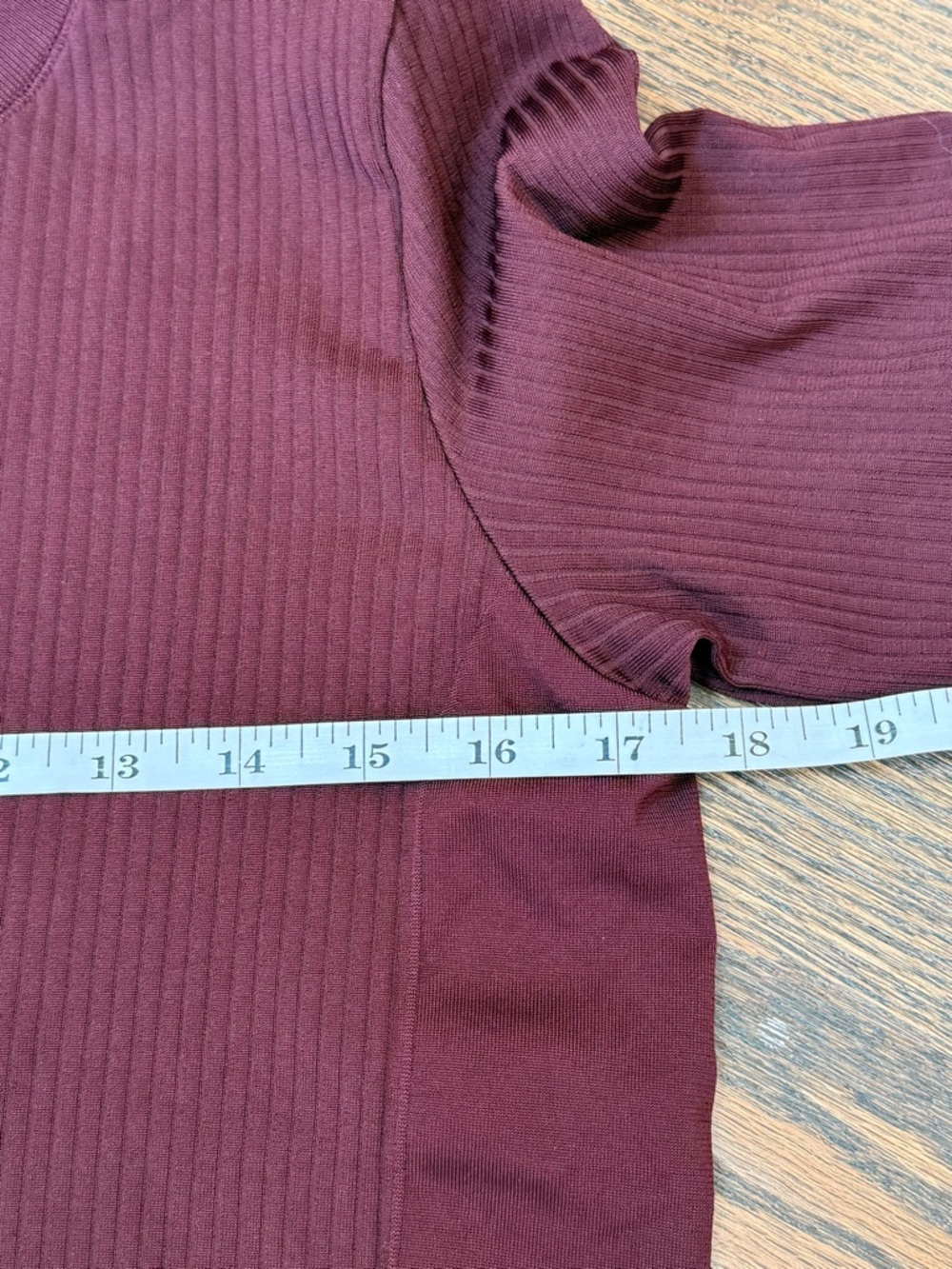 Athleta women’s short sleeve renew ribbed tee Large - Picture 3 of 4